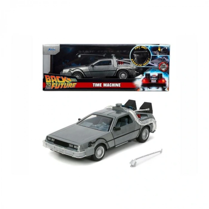 SİMBA JADA 3255038 GELECEĞE DÖNÜŞ 1:24 TIME MACHINE DIE-CAST MODEL ARABA KUTULU 8+