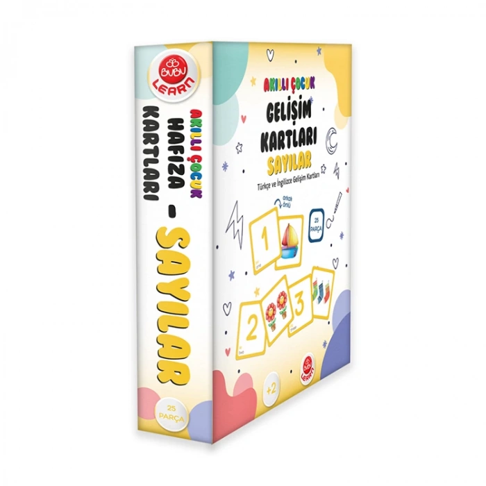 BU-BU AKILLI ÇOCUK GELİŞİM KARTLARI SAYILAR  BUBU-LRN006