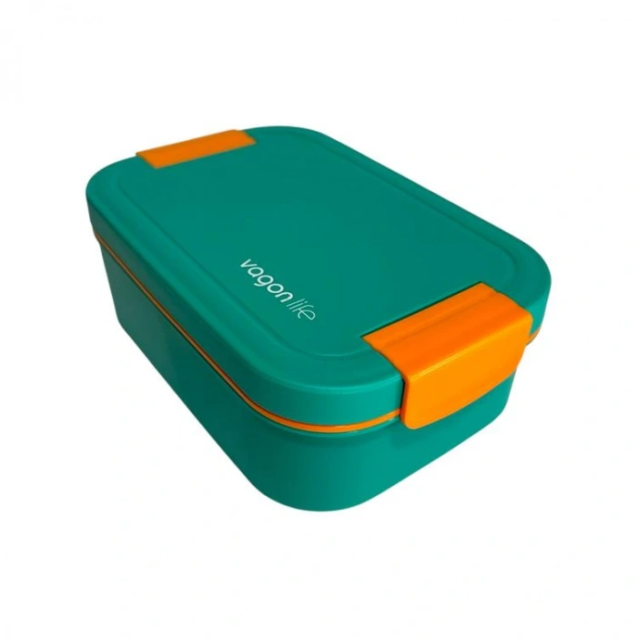 VAGONLİFE VGN1271 2  BÖLMELİ BESLENME YEMEK KABI- LUNCH BOX 1750 ML YEŞİL