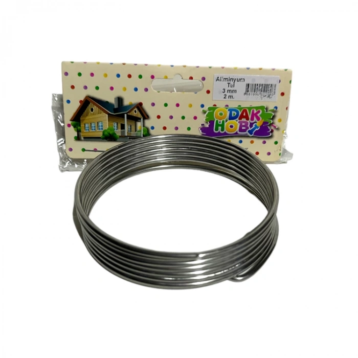 ODAK HOBİ 3.00mm ALÜMİNYUM TASARIM TELİ 2mt.