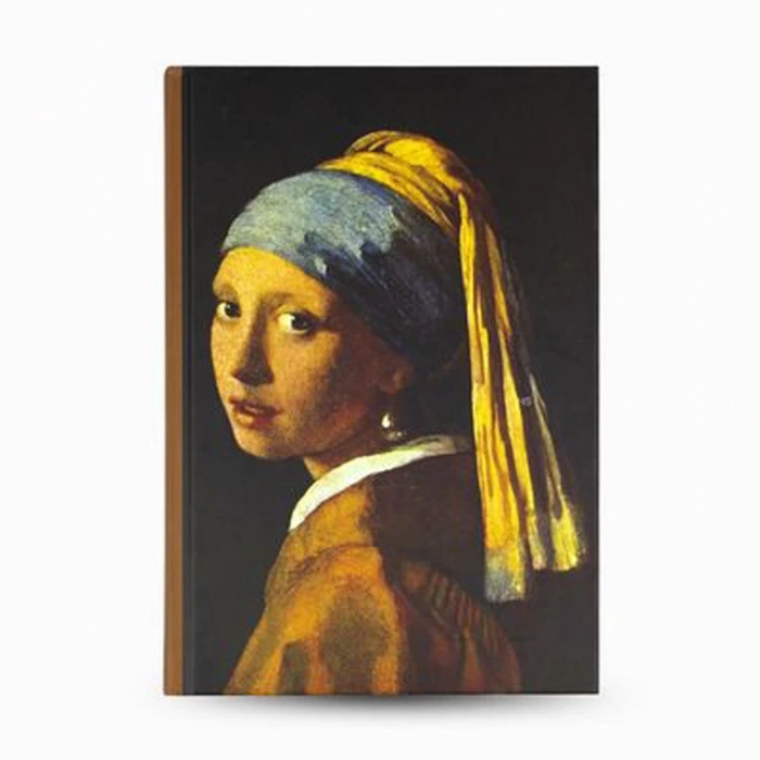 DEFFTER ART OF WORLD / WERMEER SERT KAPAK A5 ÇİZGİLİ DEFTER 96 YP