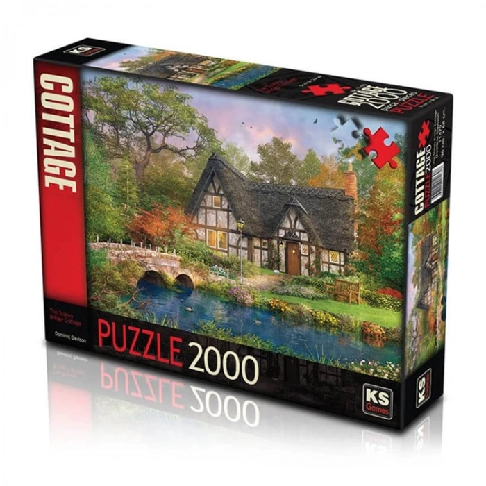KS GAMES 11479 THE STONEY BRIDGE COTTAGE 96x68cm YAPBOZ/PUZZLE 2000 PARÇA