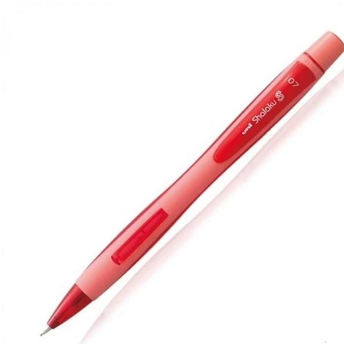UNİ BALL SHALAKU S 0.7 MEKANİK YANDAN BASMALI VERSATİL KALEM KIRMIZI