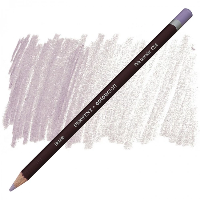 DERWENT COLOURSOFT - YUMUŞAK KURUBOYA KALEMİ- PALE LAVENDER C230