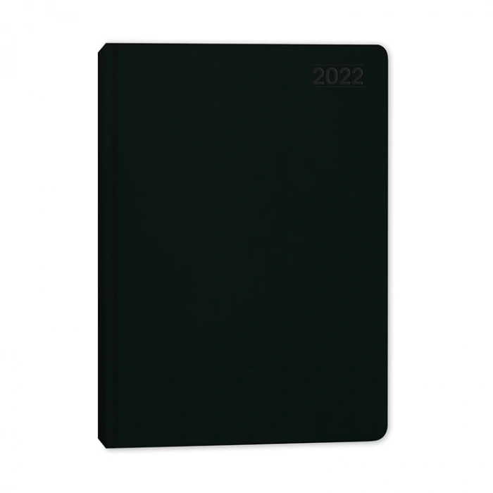 KESKİN 14X20 GÜNLÜK SUNİ DERİ AJANDA SİYAH