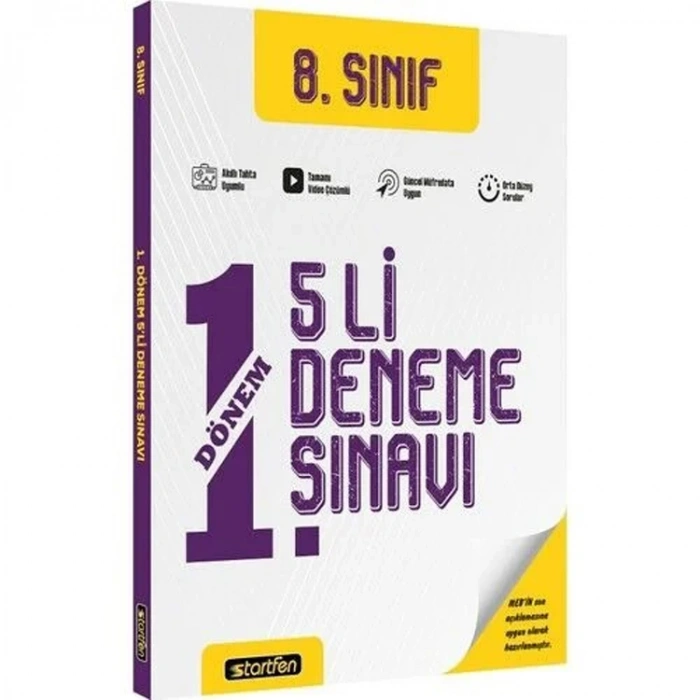 STARTFEN 8. SINIF 1. DÖNEM 5 Lİ DENEME