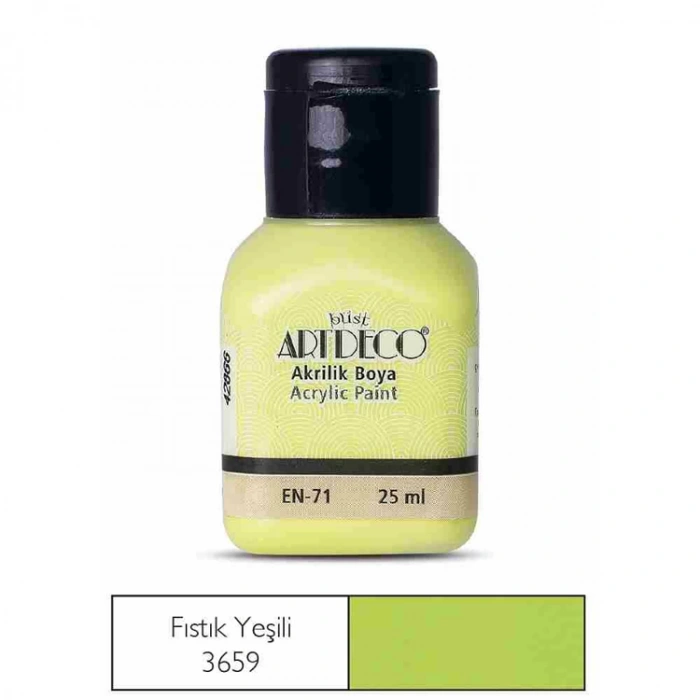 ARTDECO AKRİLİK BOYA 25 ML. FISTIK YEŞİLİ  Y-070A-3659