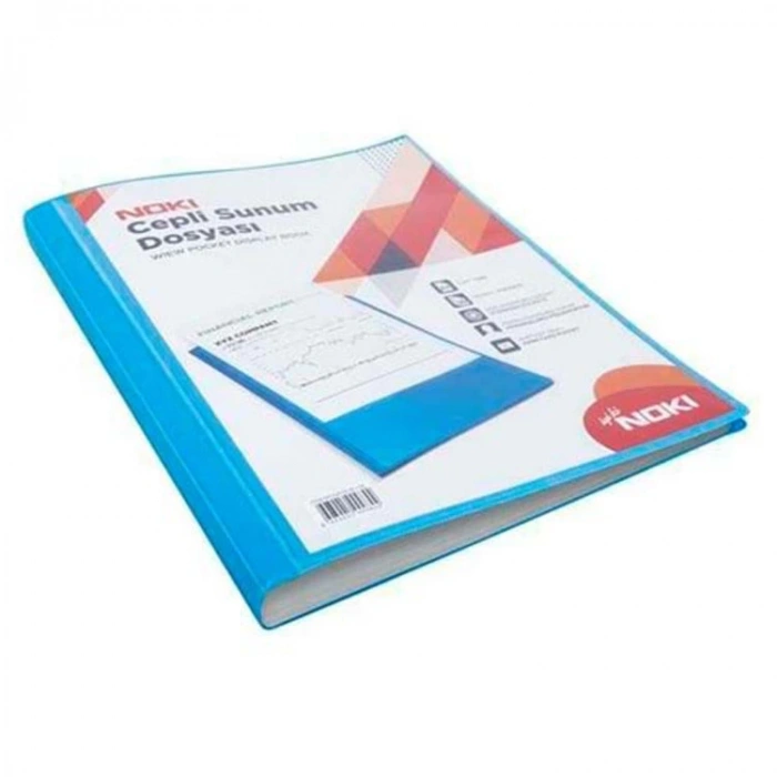NOKI SUNUM DOSYASI CEPLİ 20Lİ MAVİ