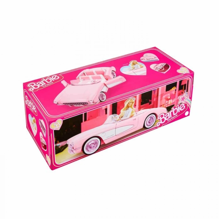 MATTEL MTL-HPK02  BARBIE FİLMİ - BARBIE PEMBE CORVETTE