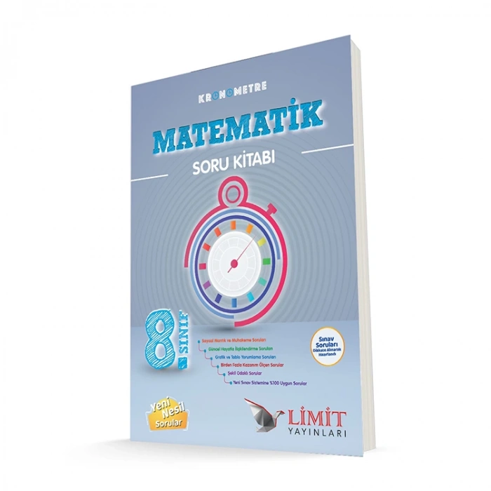 LİMİT 8. SINIF KRONOMETRE MATEMATİK SORU KİTABI