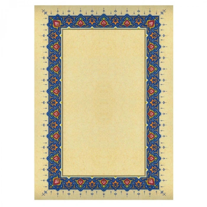 KARİN TESHİPLİ TIPKI BASIM MEŞK KAĞIDI  23x32 NO:17