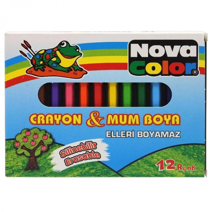 NOVA COLOR CRYAN & MUM BOYA KISA 12 RENK  NC-1112