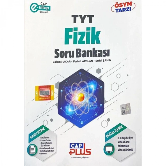 ÇAP YAYINLARI TYT FİZİK PLUS SORU BANKASI