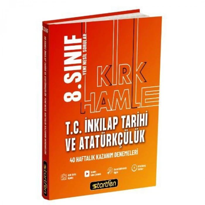 STARTFEN 8. SINIF İNKILAP TARİHİ 40 DENEME HAFTALIK KAZANIM DENEMELERİ