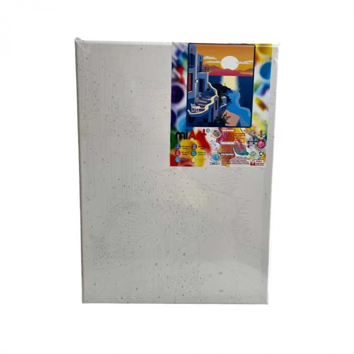 MİART 30X40 SAYILARLA BOYAMA TUVAL - BODRUM