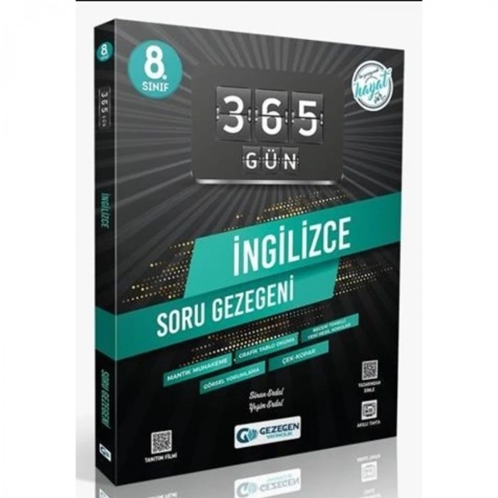 GEZEGEN 8.SINIF 365 GÜN İNGİLİZCE SORU GEZEGENİ