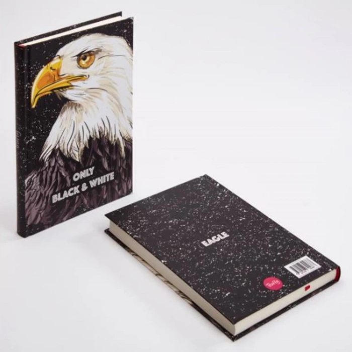 TRUFFY 304667 14x20cm SERT KAPAK ÇİZGİLİ DEFTER 96 YP. - EAGLE