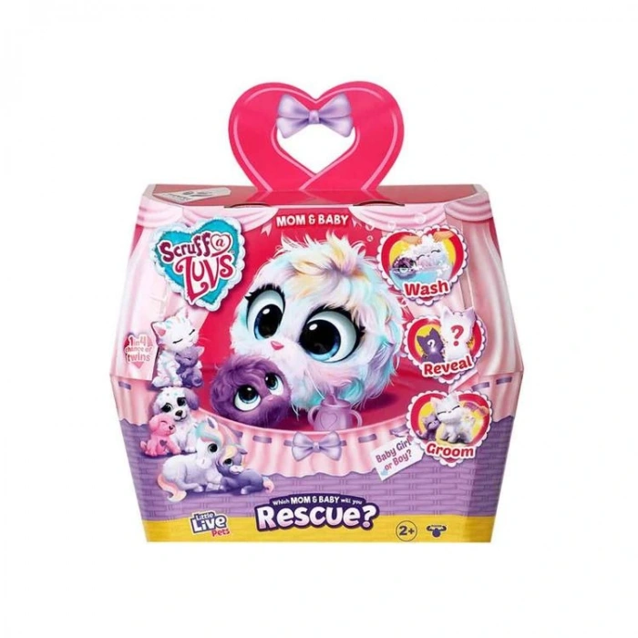 GIOCHI CRU09000 LITTLE LIVE PETS SCRUFF A LUVS ANNE VE YAVRUSU SÜRPRİZ PAKET