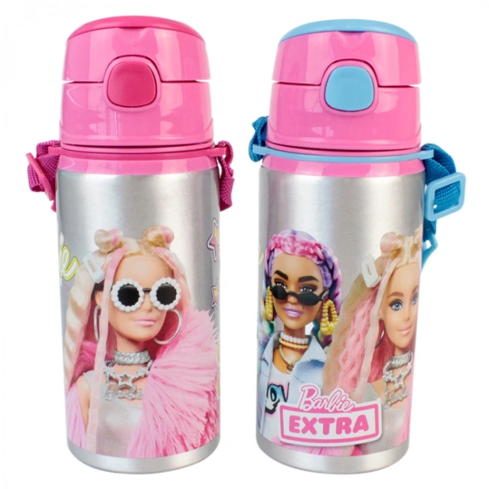 CEM BARBIE B-ALM-500 ALUMINYUM PİPETLİ MATARA (SULUK) 500ML