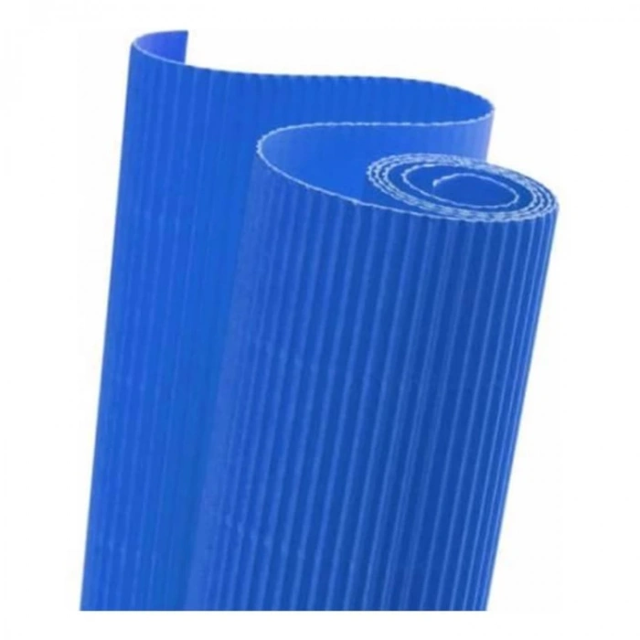 FİMA LETS OLUKLU MUKAVVA CANLI RENKLER 50x70 cm RULO - AÇIK MAVİ