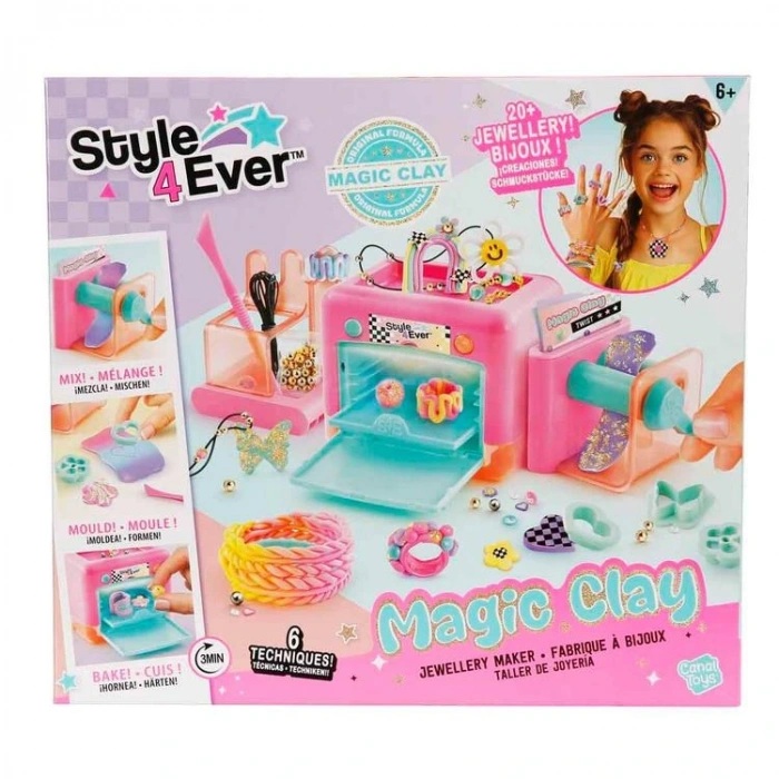 SUNMAN STYLE 4 EVER OFG 333 MAGIC CLAY SİHİRLİ KİL MÜCEVHER YAPIM HOBİ SETİ 6+