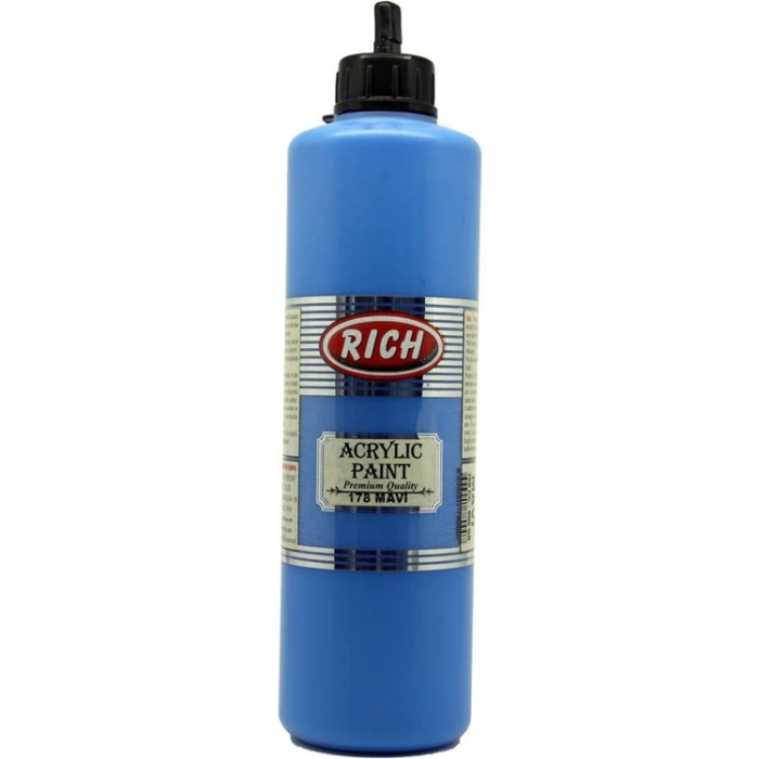 RİCH AKR-500-178 AKRİLİK BOYA 500 CC MAVİ