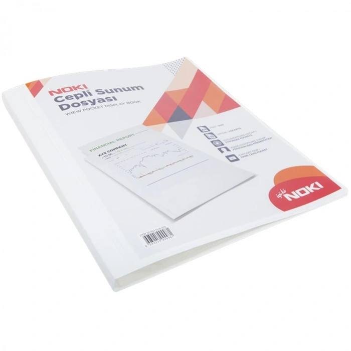 NOKI SUNUM DOSYASI CEPLİ 10LU BEYAZ