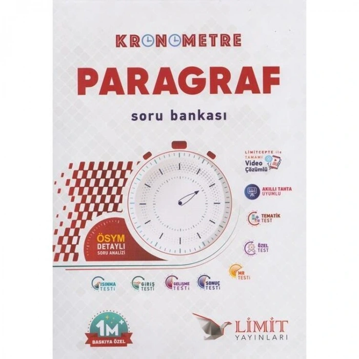 LİMİT KRONOMETRE PARAGRAF SORU BANKASI