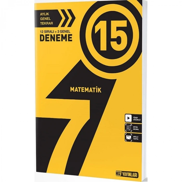 HIZ 7. SINIF MATEMATİK 15li DENEME