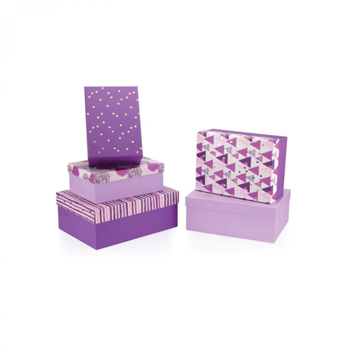 GIPTA VIOLA DİKDÖRTGEN HEDİYE KUTUSU BX0707 E 230x315x125mm - TEKLİ