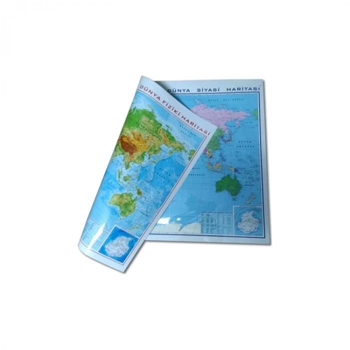 ODAK 70X100 DÜNYA SİYASİ - FİZİKİ HARİTASI
