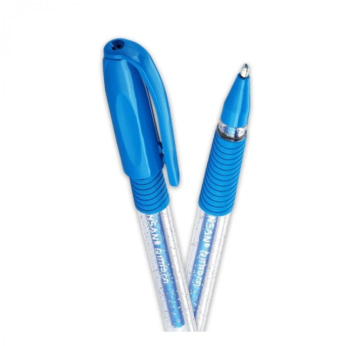 PENSAN GLITTER SİMLİ JEL KALEM MAVİ