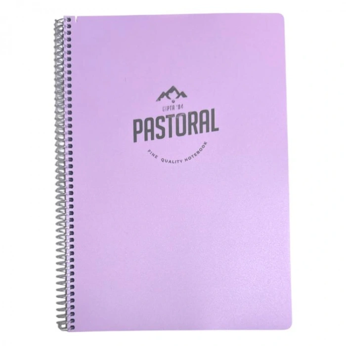 GIPTA PASTORAL SPİRALLİ PP. KAPAK A4 96YP. KARELİ DEFTER - 3245