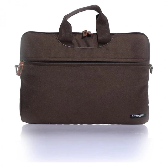 U.S POLO PLEVR22474 ASKILI EVRAK ÇANTASI SÜTLÜ KAHVE