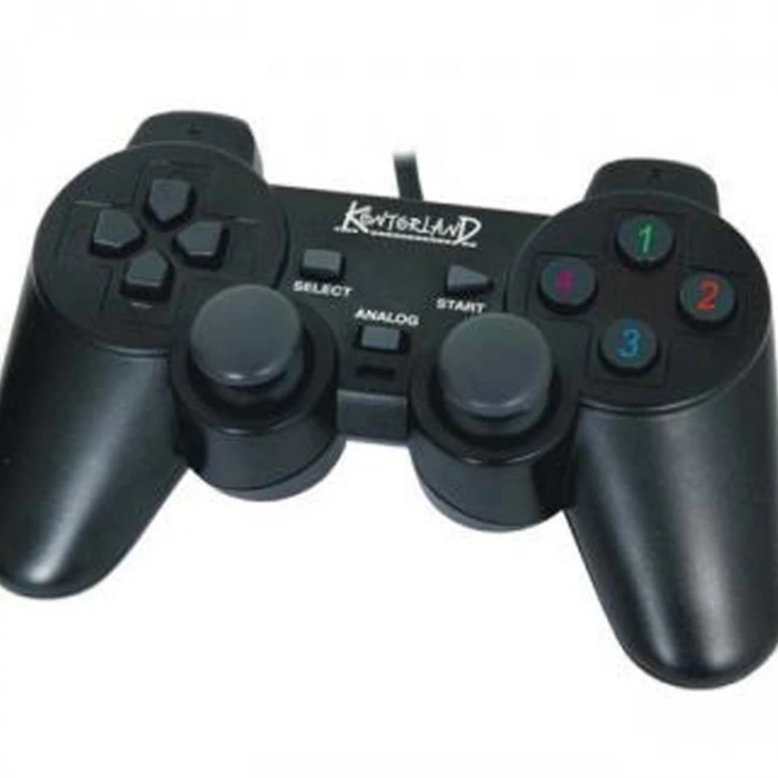 KONTORLAND KT-1081C USB ANALOG/DİGİTAL TİTREŞİMLİ GAMEPAD