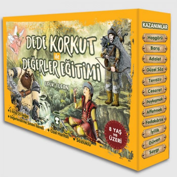 DEDE KORKUT İLE DEĞERLER EĞİTİMİ 5 KİTAP