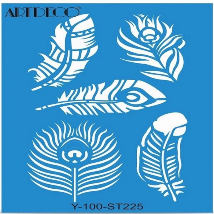 ARTDECO STENCİL A4  TÜYLER 225