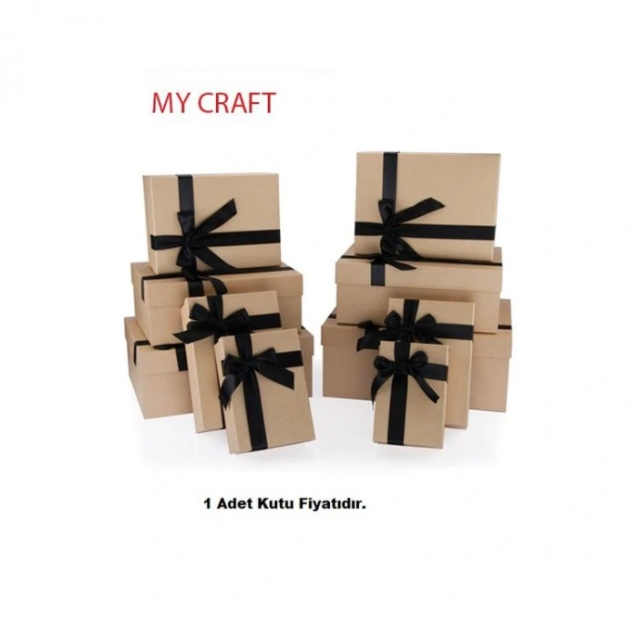 GIPTA MY KRAFT DİKDÖRTGEN HEDİYE KUTUSU BX10320 F 210x285x115mm - TEKLİ