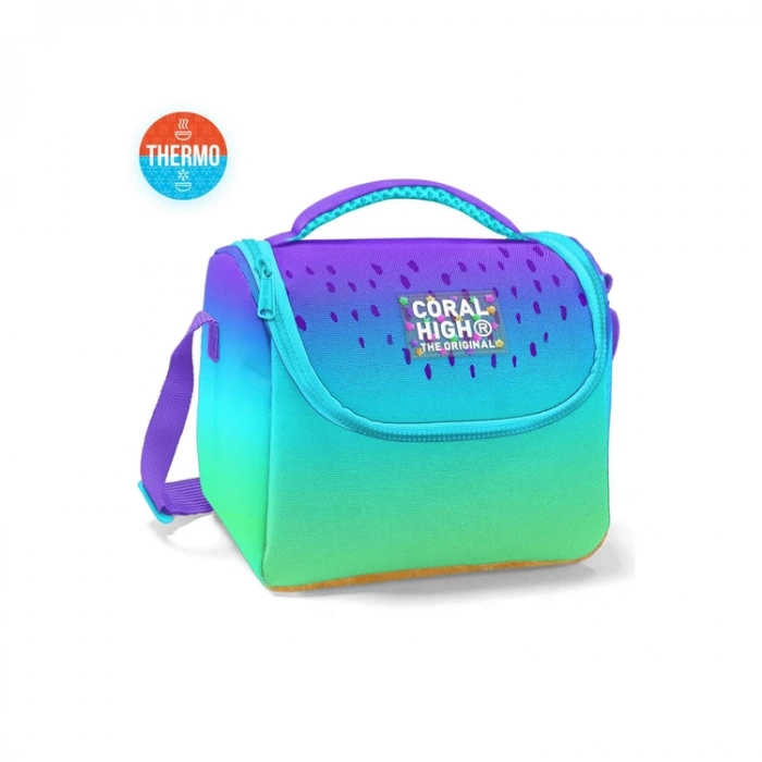 CORAL HIGH 11777 KIDS MOR LİLA RENK GEÇİŞLİ THERMO BESLENME ÇANTASI