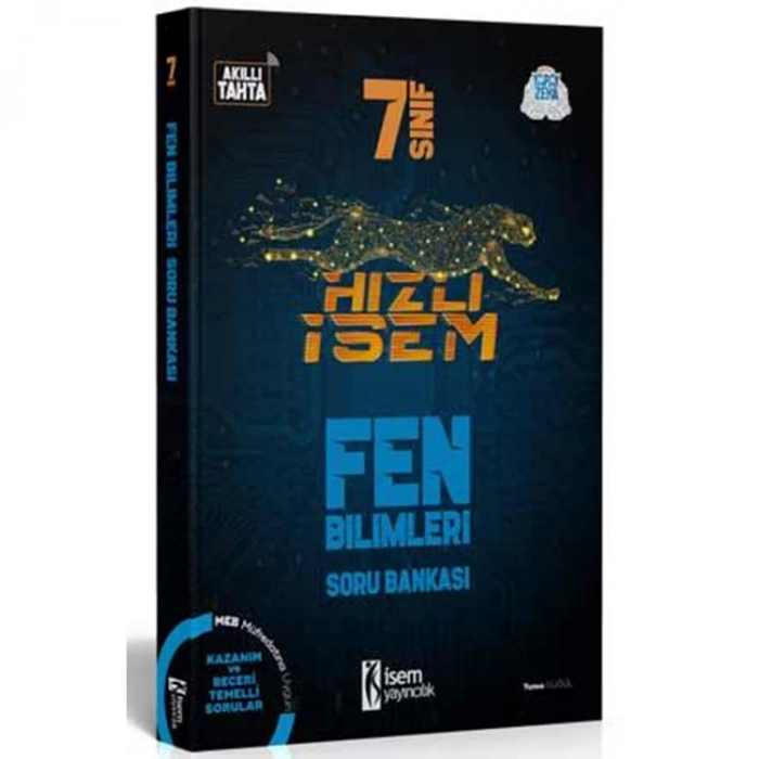 İSEM 7. SINIF HIZLI FEN BİLİMLERİ SORU BANKASI