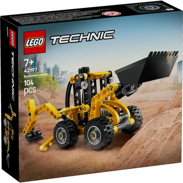 LEGO TECHNIC 42197 BACKHOE LOADER 104 PARÇA 7+