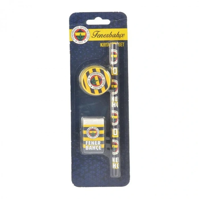 TMN FENERBAHÇE KALEM KALEMTRAŞ SİLGİ 3LÜ KIRTASİYE SETİ 582024