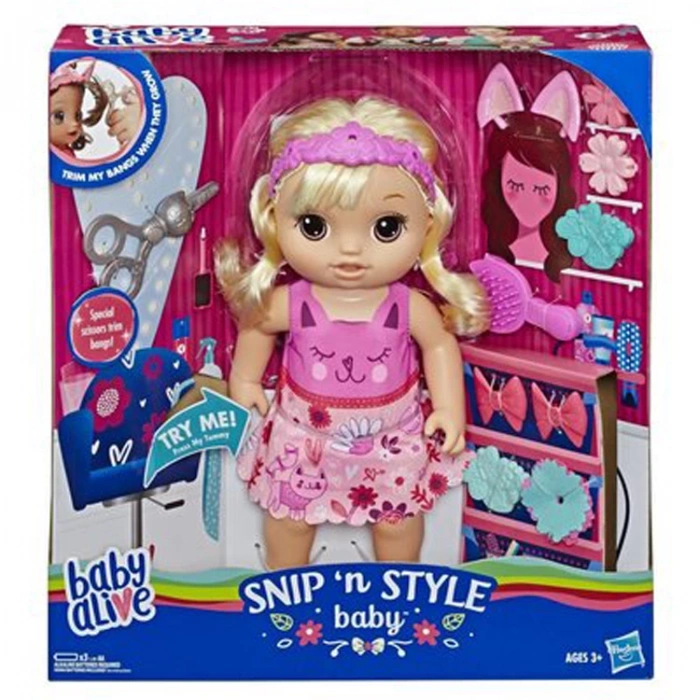 HASBRO BABY ALIVE BEBEĞİMLE SAÇ TASARIMI