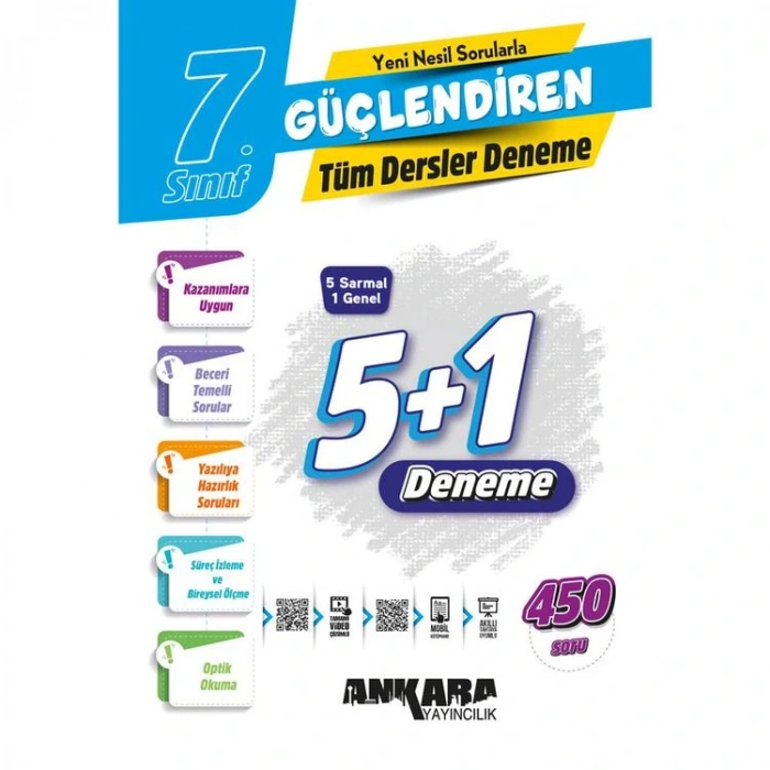 ANKARA YAYINLARI 7. SINIF GÜÇLENDİREN TÜM DERSLER DENEMELERİ