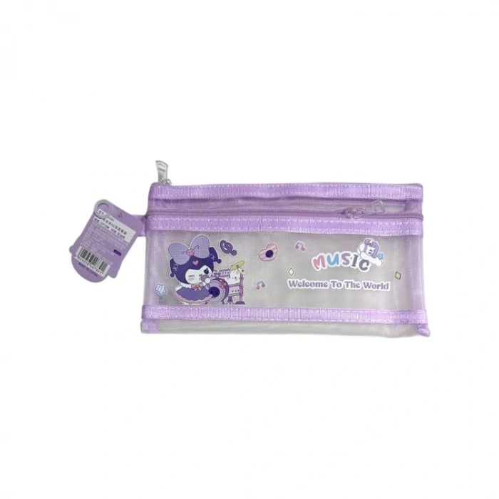 ODAK KT62055 KUROMİ ÇİFT GÖZLÜ FİLE DAR KALEM ÇANTASI 21 x12 - TEKLİ