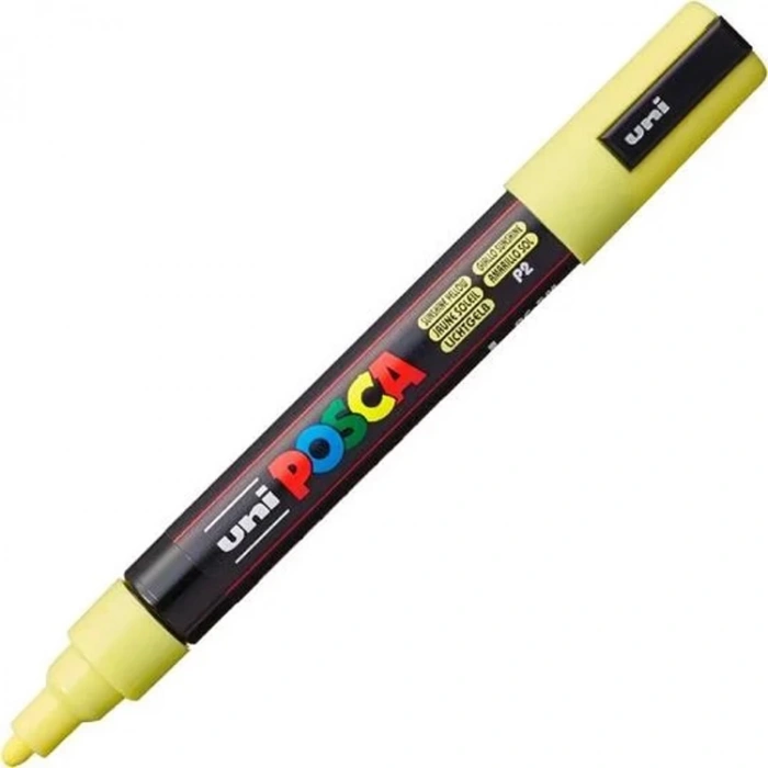 UNİ POSCA SU BAZLI POSTER MARKER PC-5M 1.8-2.5 GÜNEŞ SARI