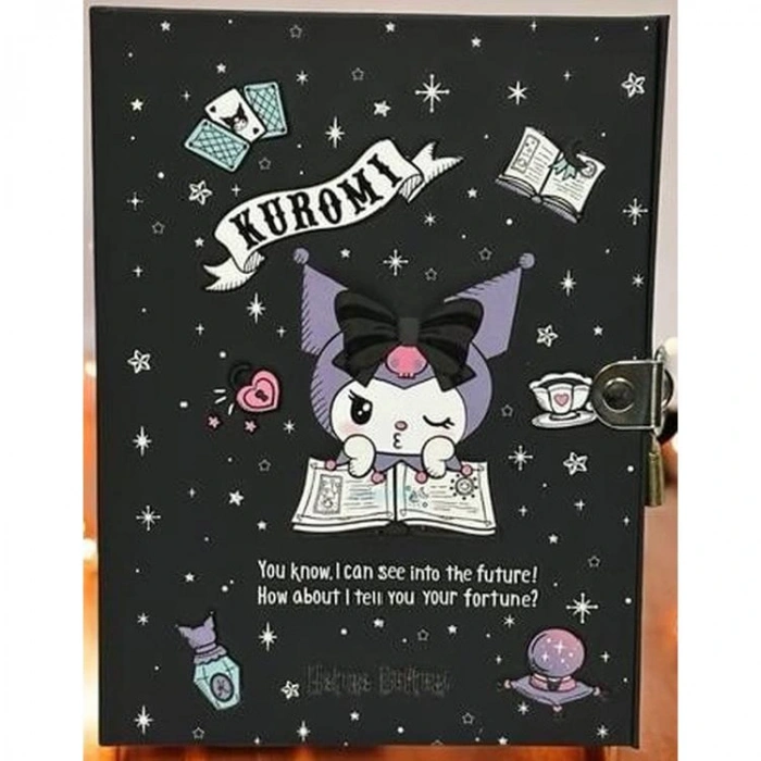 KUROMI 158 40 00 20X15 KİLİTLİ HATIRA DEFTERİ - TEKLİ