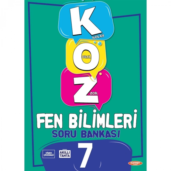 KURMAY KOZ 7. SINIF TATLI SERT FEN BİLİMLERİ SORU BANKASI