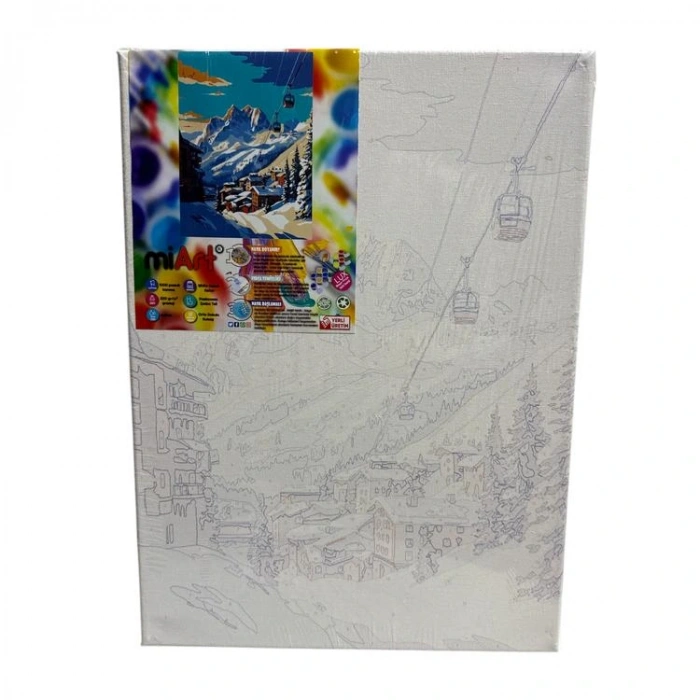 MİART MSB30416 30X40 SAYILARLA BOYAMA TUVAL - ERCİYES