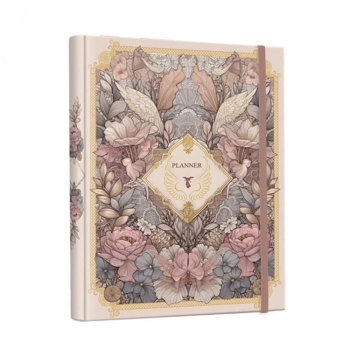 VICTORIAS JOURNALS 1287 17x23cm GİZLİ SPİRALLİ SERT KAPAK 100gr. AYRAÇLI PLANNER DEFTER